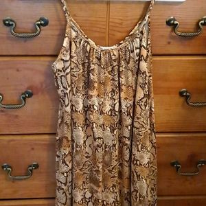 Snakeskin pants jumper size Medium, NWOT